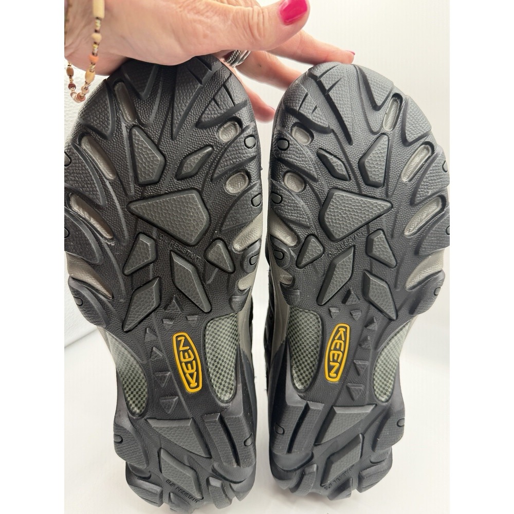 KEEN Atlanta Cool Steel Toe Work Shoes,Men's 10.5 EE,(X-WIDE),Black,EH Rated,NIB - Picture 10 of 16